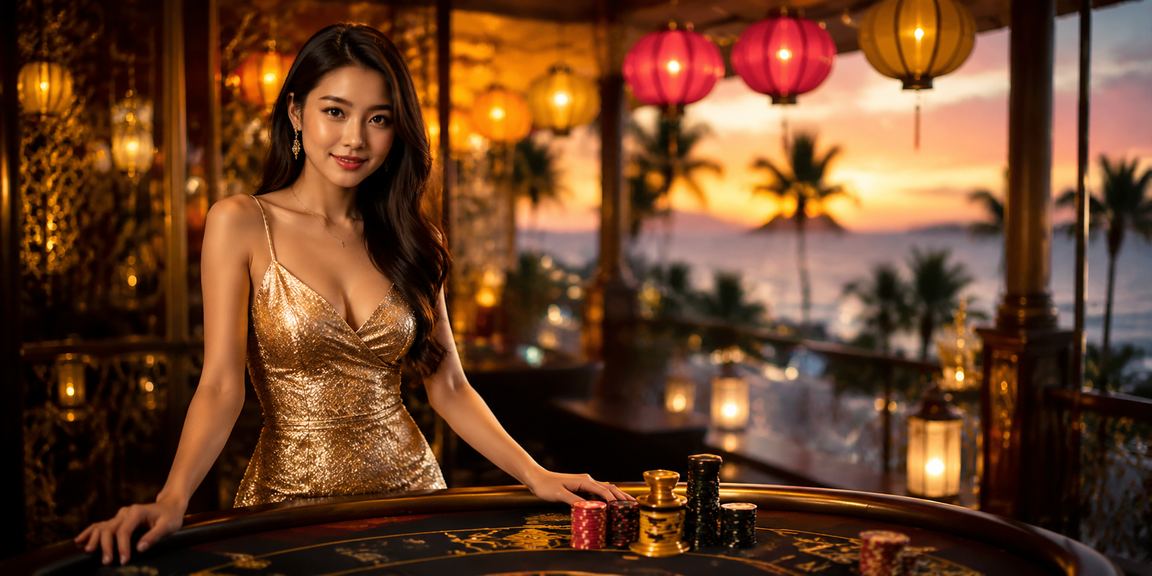 Người chơi tại bãi biển Đà Nẵng tham gia slot game và kiểm tra mã voucher